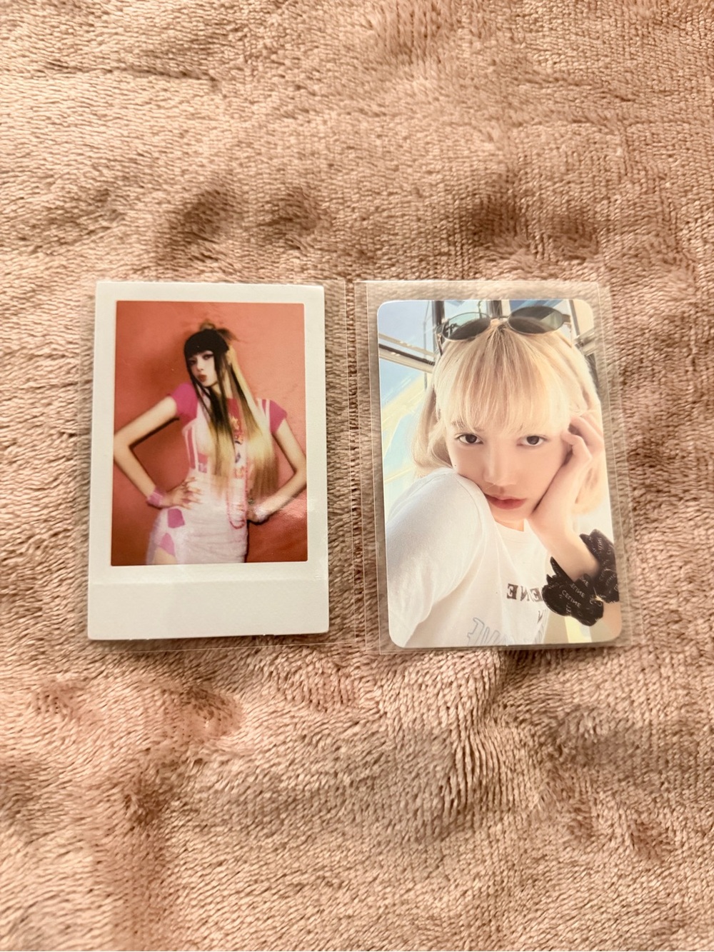 BLACKPINK Lisa Born Pink Album Polaroid & Photocard set
